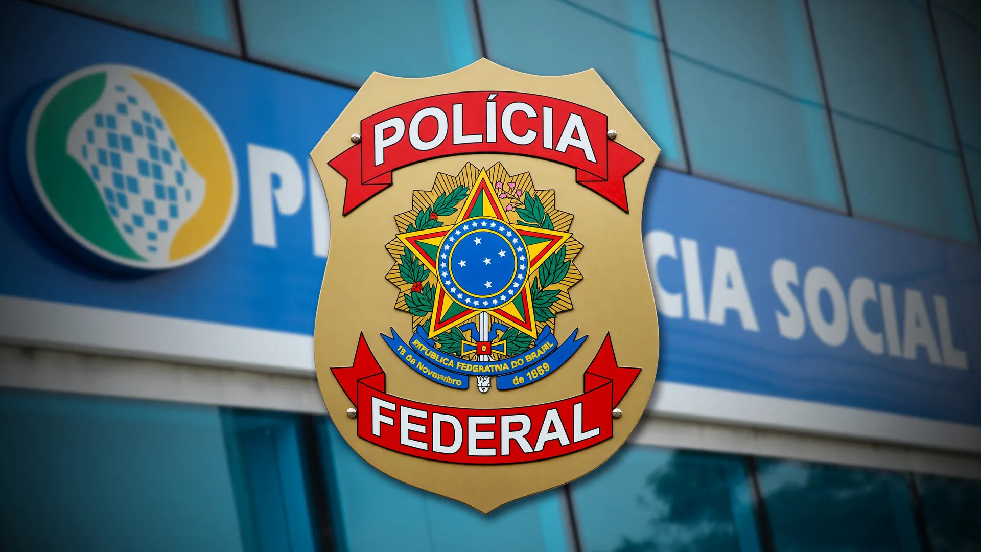 Brasão da PF sobre o INSS: família de Weverton Rocha é alvo da Operação Sem Desconto