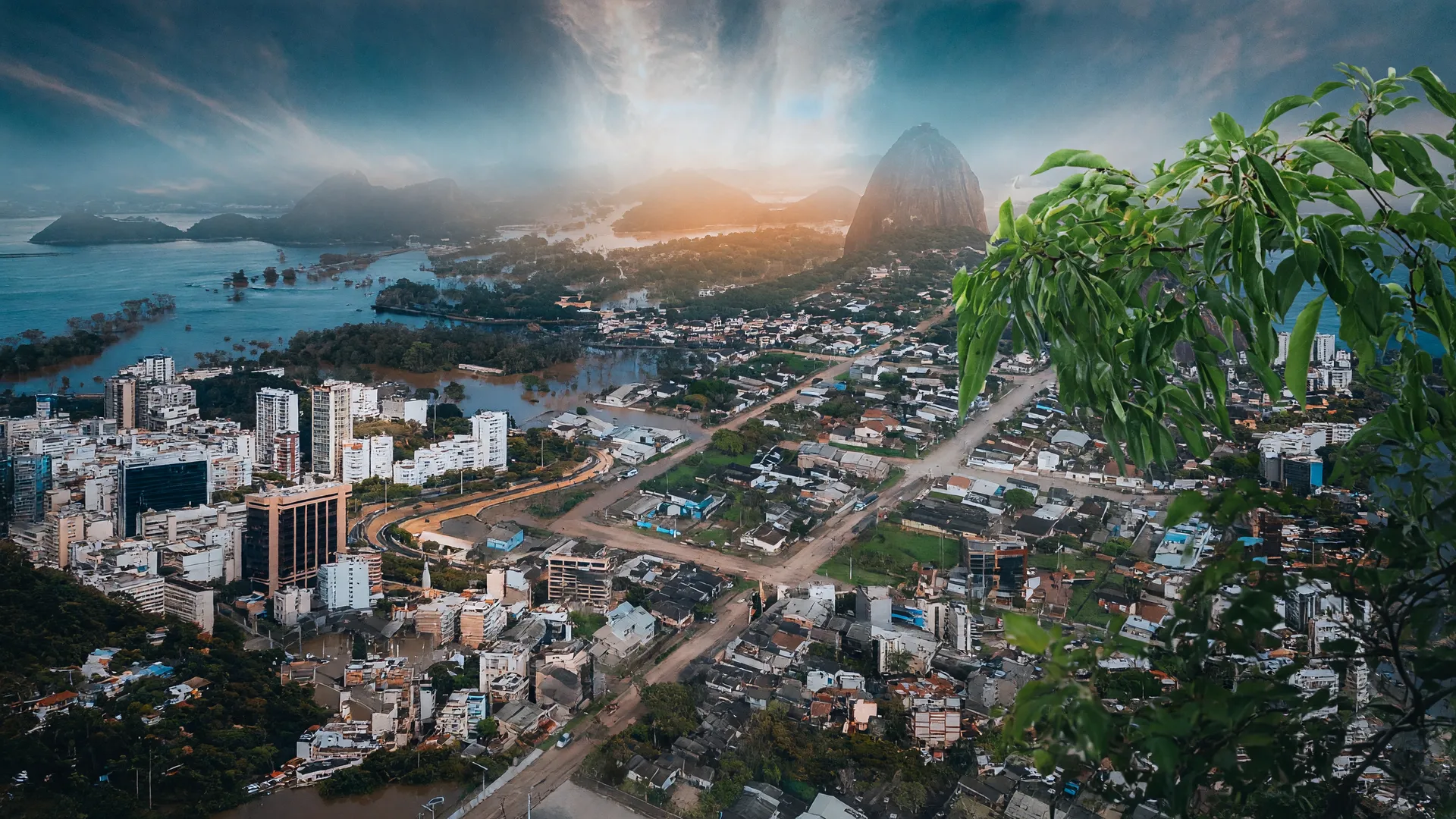 Alerta de tempestade ciclone extratropical: enchente urbana e chuva intensa no Sul e Sudeste do Brasil