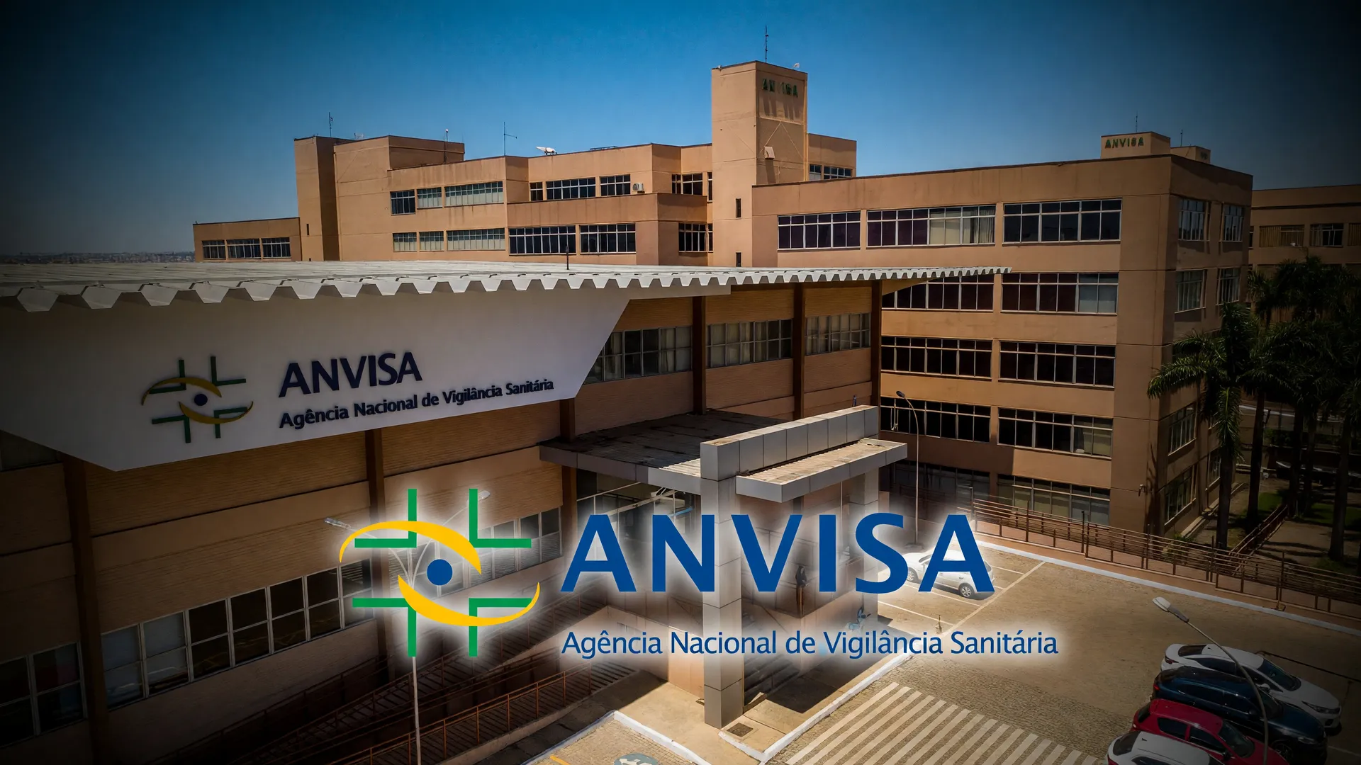 Sede da Anvisa em Brasília — Anvisa libera lote água Vitoriosa após contraprova microbiológica satisfatória