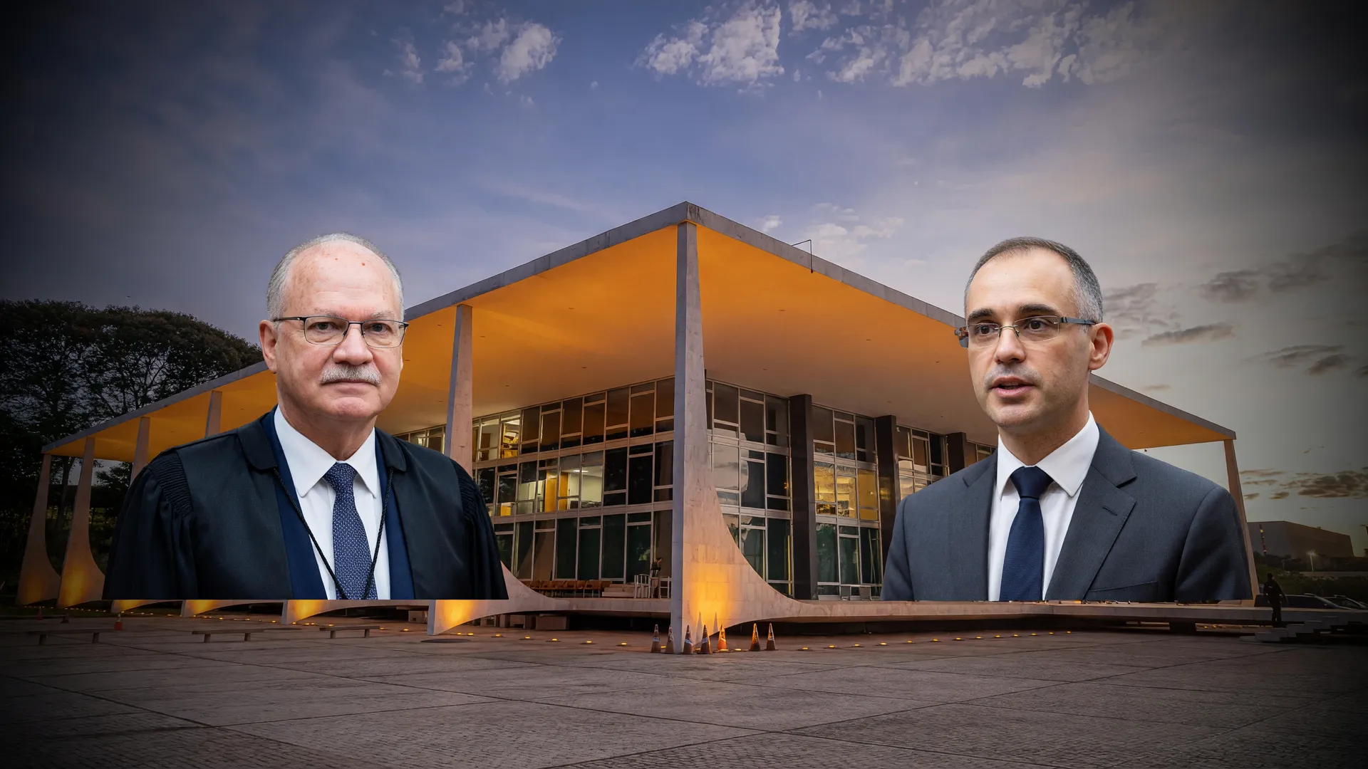 Fachin e Mendonça divergem sobre avocatória no caso Moraes STF, com a fachada do tribunal ao fundo