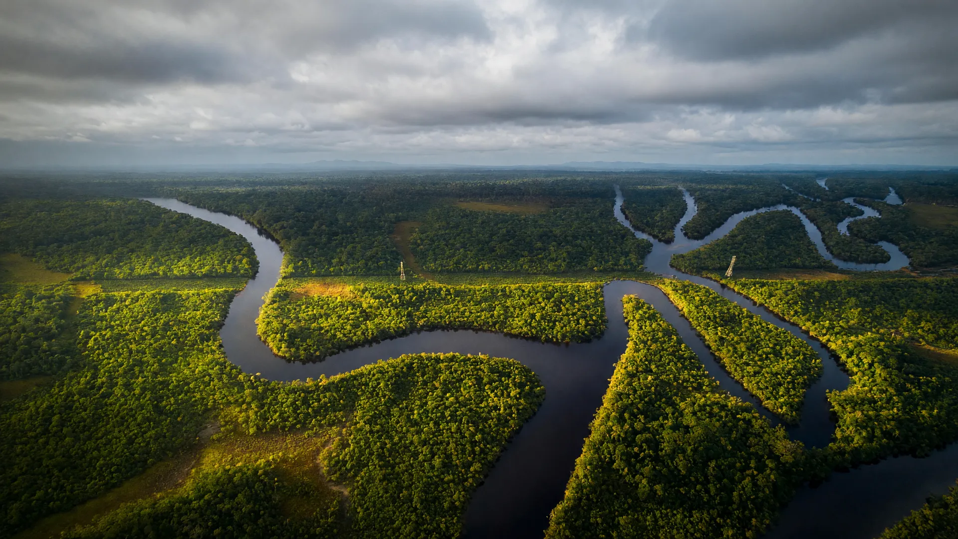 Vista aérea da floresta amazônica — pesquisa vincula evangélicos e clima na Amazônia a votos contrários ao meio ambiente