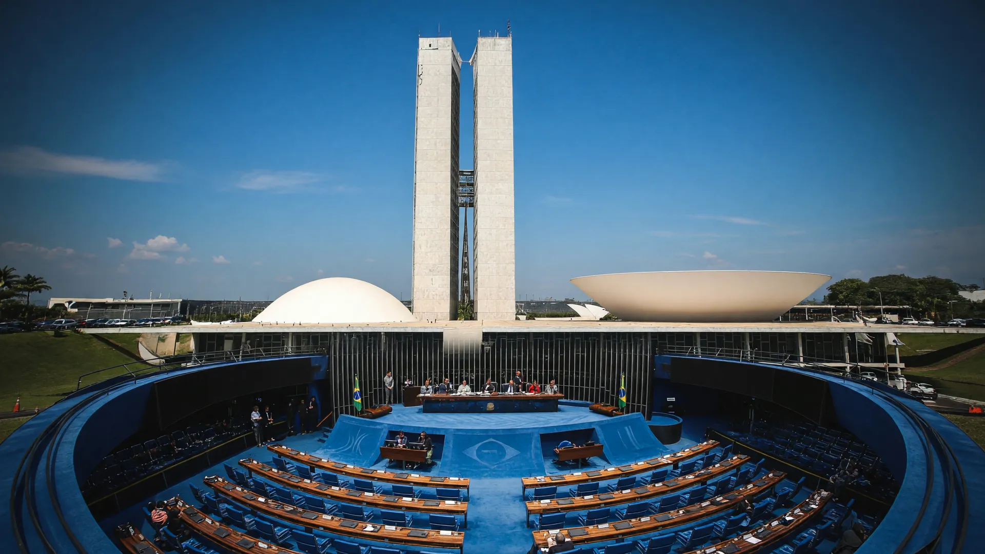 Senado Federal em Brasília, onde a CCJ vota a PEC do fim da escala 6x1 nesta quarta-feira