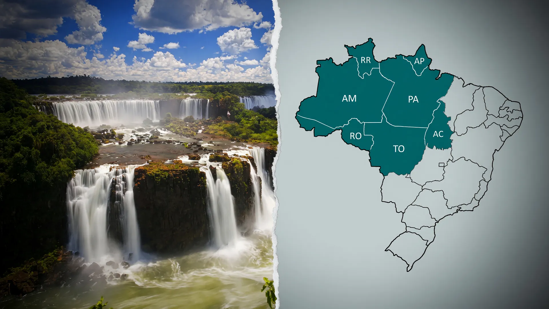 Mapa dividido mostra contraste regional na formalização de autônomos com CNPJ entre Sul e Norte do Brasil