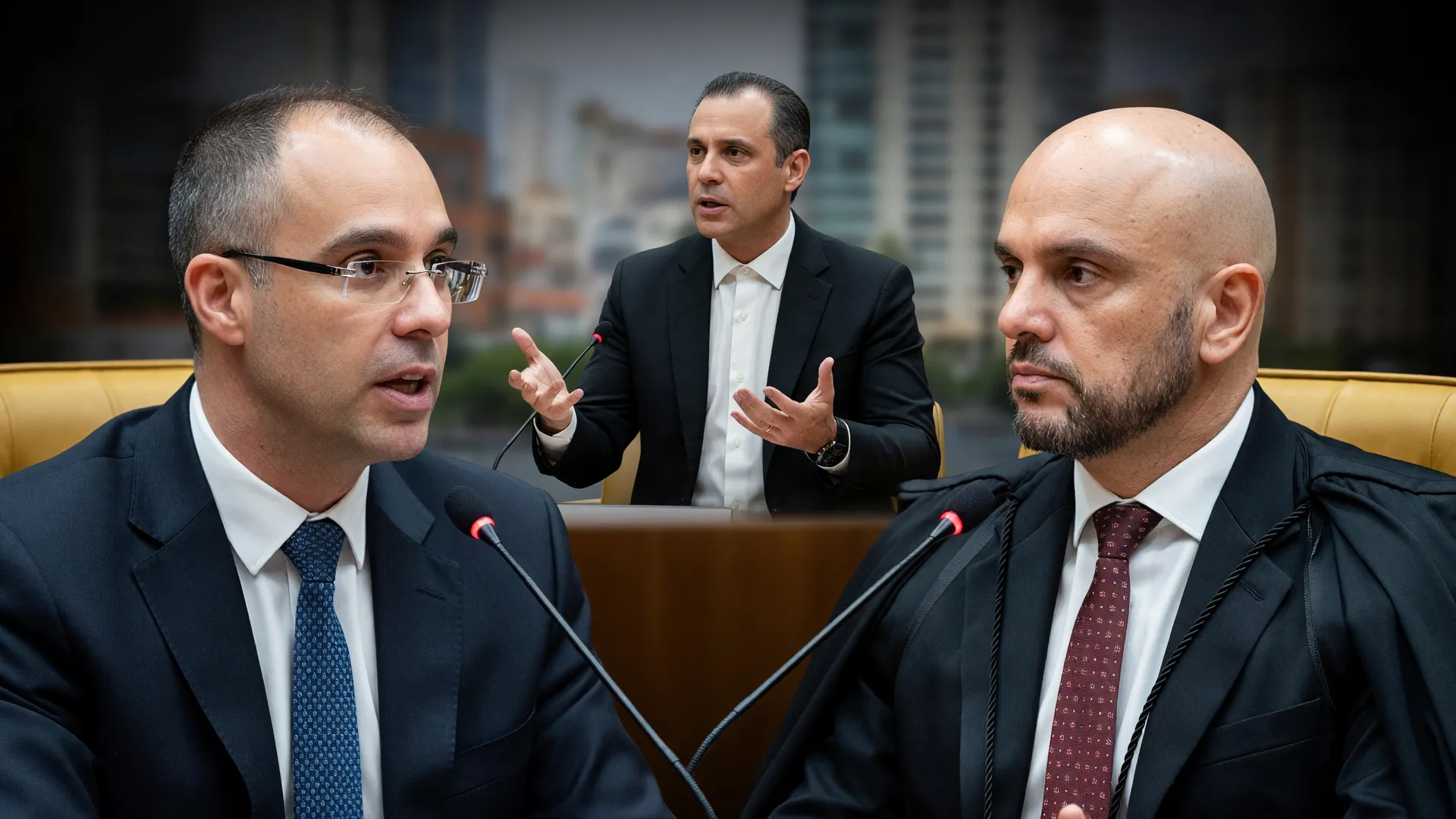 André Mendonça questiona Alexandre de Moraes no STF sobre mensagem de Vorcaro a Moraes