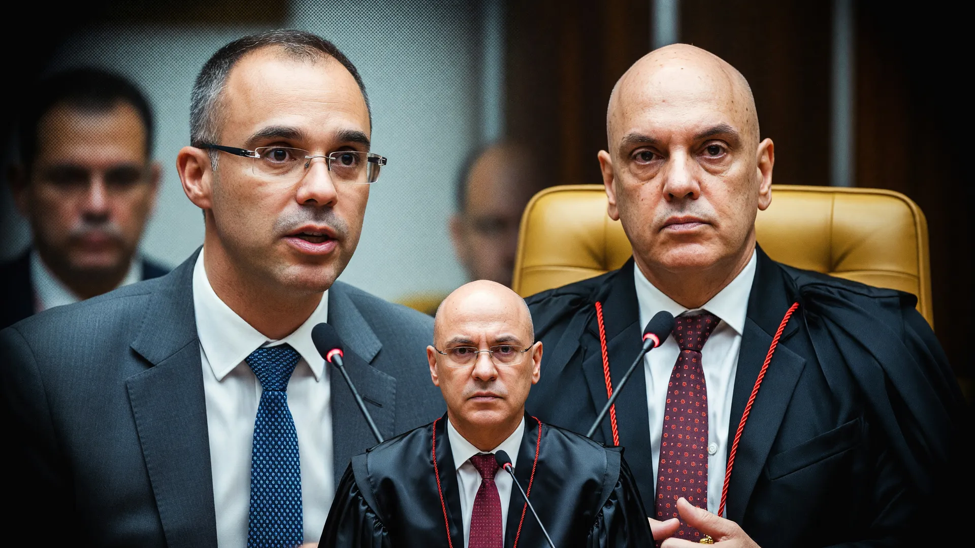 André Mendonça e Alexandre de Moraes em confronto institucional - nulidade da investigação Moraes Vorcaro declarada pelo PGR