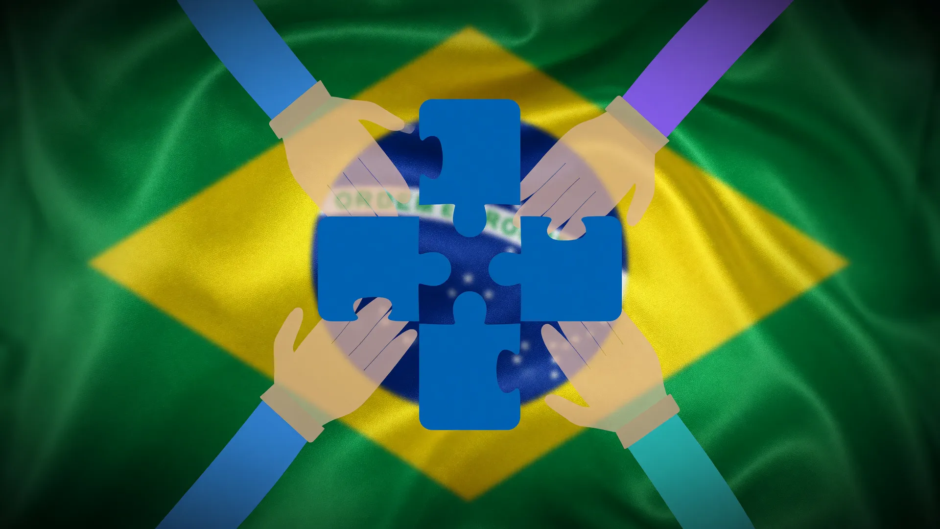 Símbolo do SUS e bandeira do Brasil ilustram estudo: obesidade principal fator de risco à saúde no país