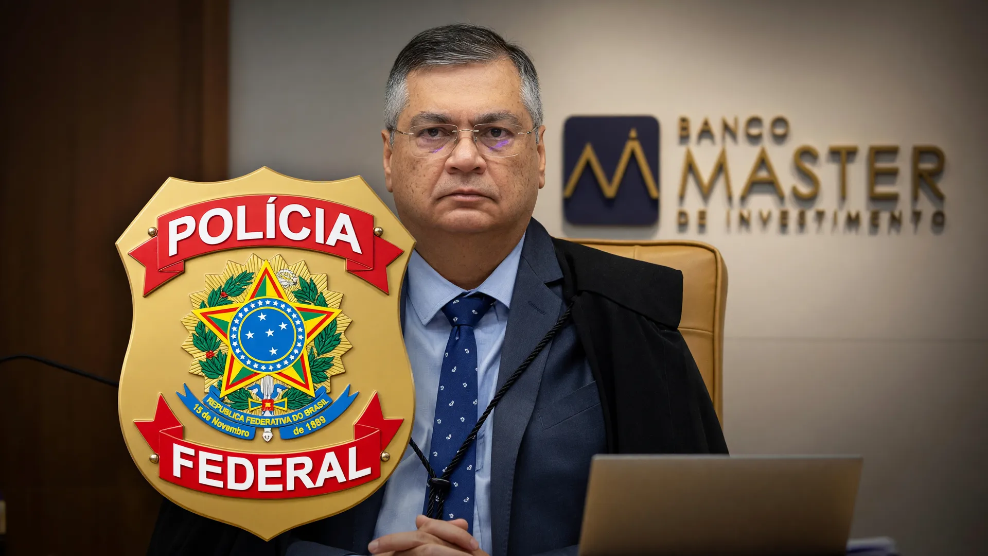 Flávio Dino no STF determina que PF investiga omissão da CVM no caso Banco Master