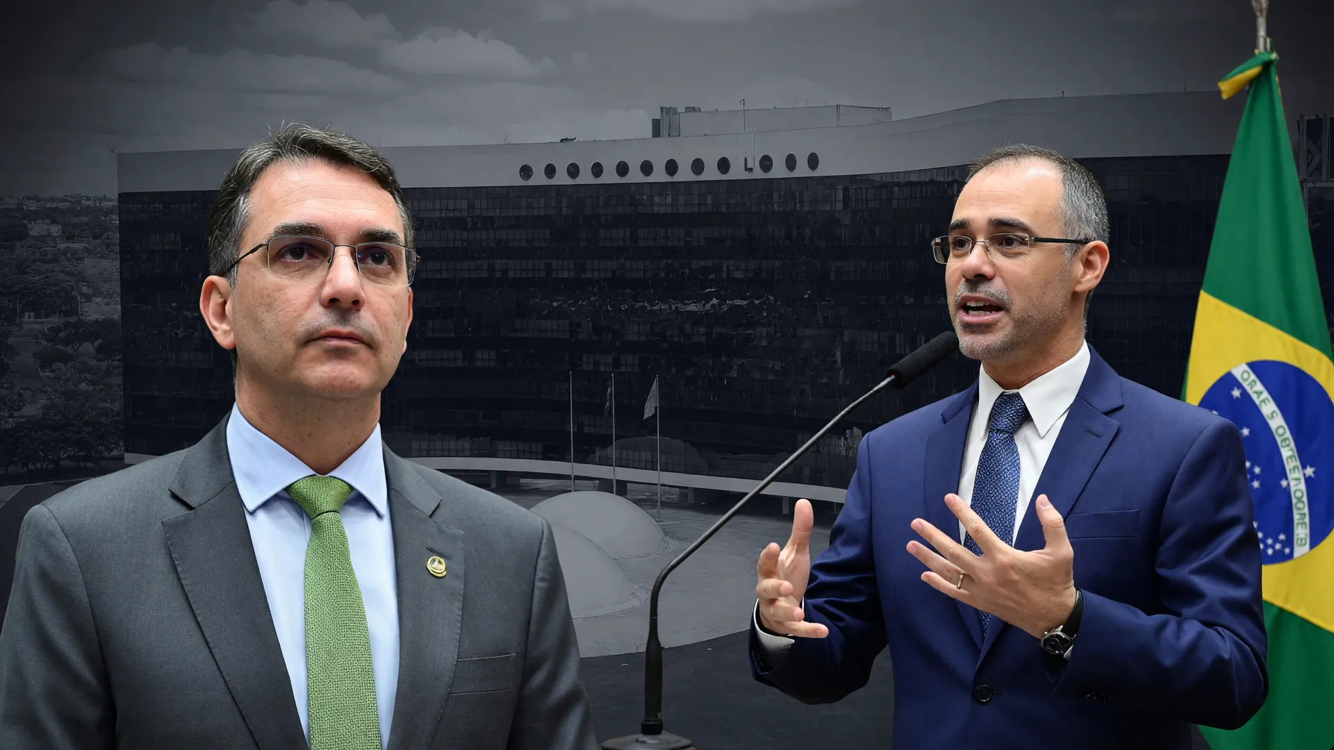 Flávio Bolsonaro e André Mendonça em disputa sobre o reajuste do Bolsa Família no TSE