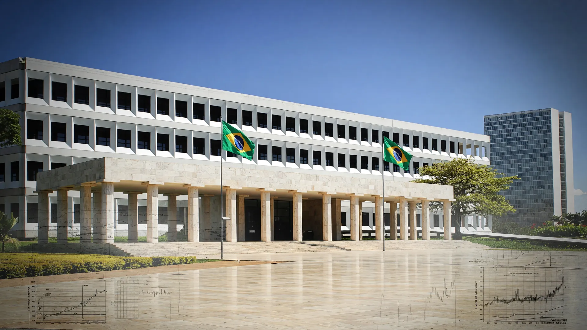 Fachada do TCU simboliza os riscos fiscais governo Lula 2026 mapeados para fiscalizar as contas públicas