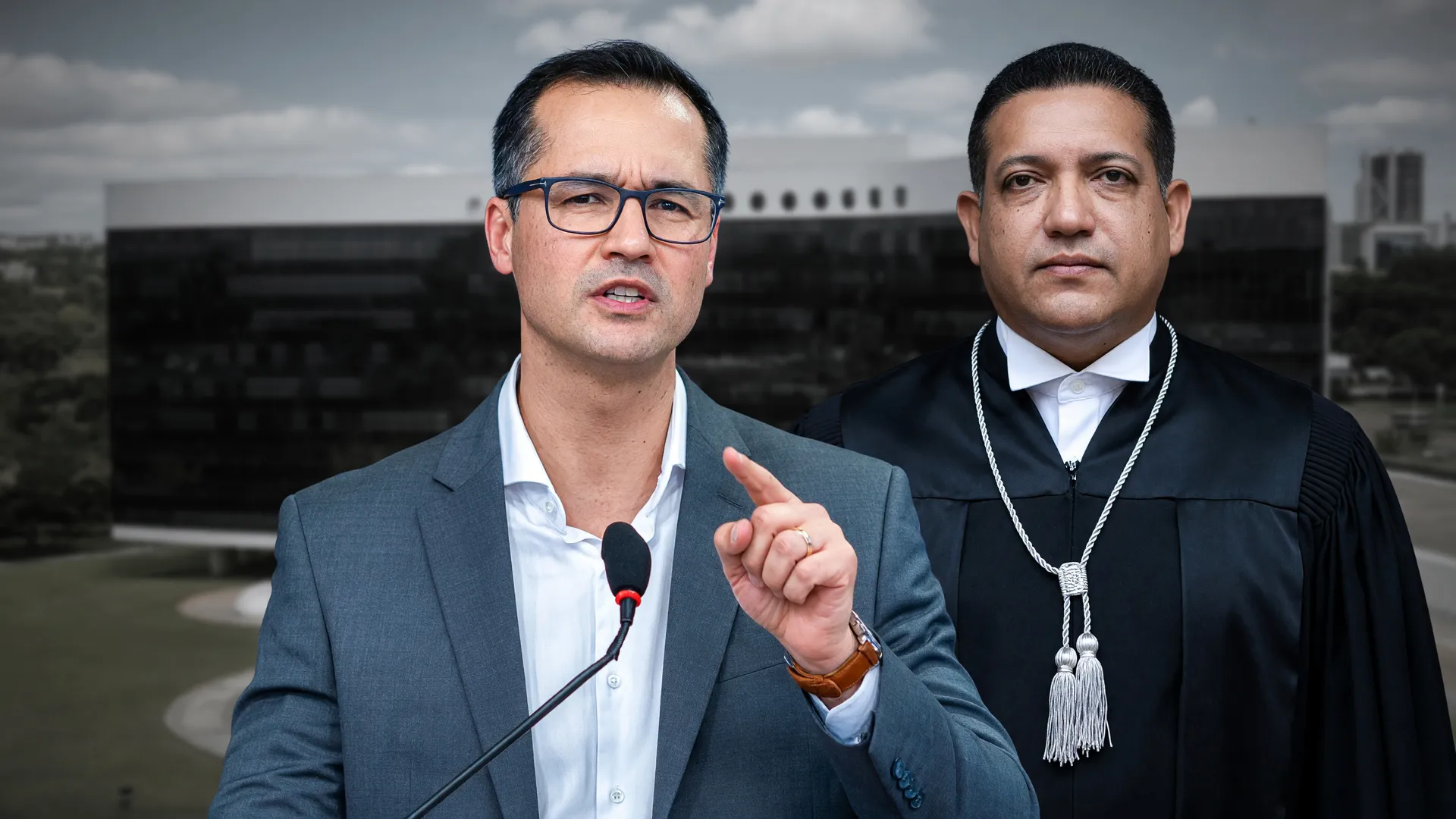 Deltan Dallagnol discursa após decisão do TSE reabilitar a candidatura de Dallagnol ao Senado no Paraná