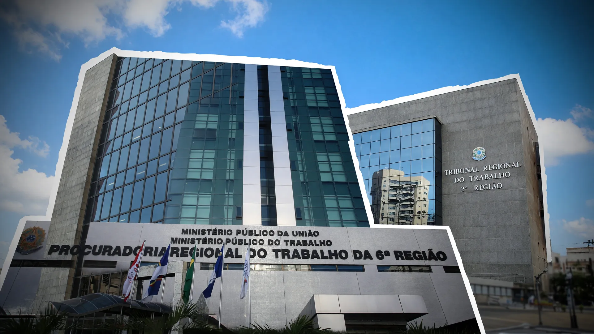 Fachada do Tribunal do Trabalho e do MPT simbolizando a ação contra a demissão de eleitores de Lula