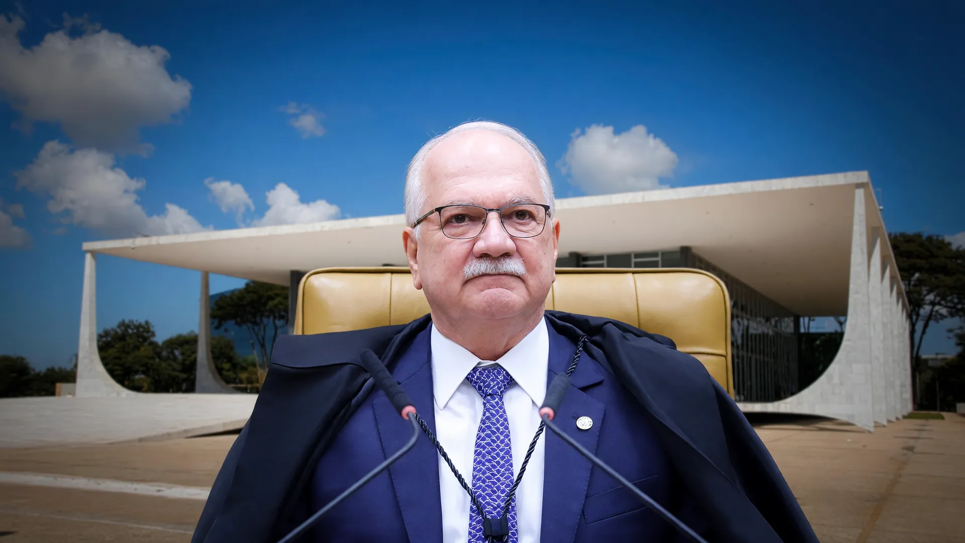 Edson Fachin, presidente do STF, símbolo do novo filtro de petições no STF para relatorias