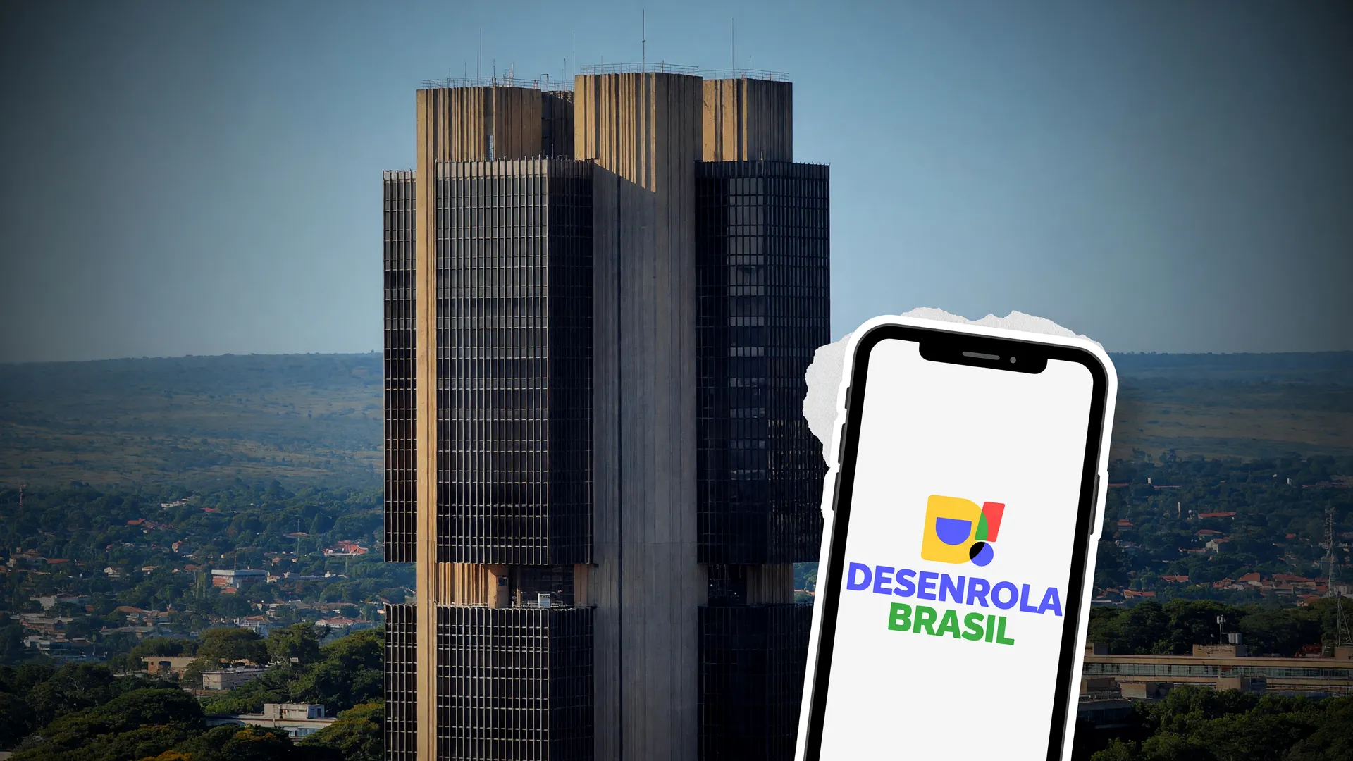 Sede do Banco Central e app Desenrola ilustram inadimplência recorde e endividamento das famílias