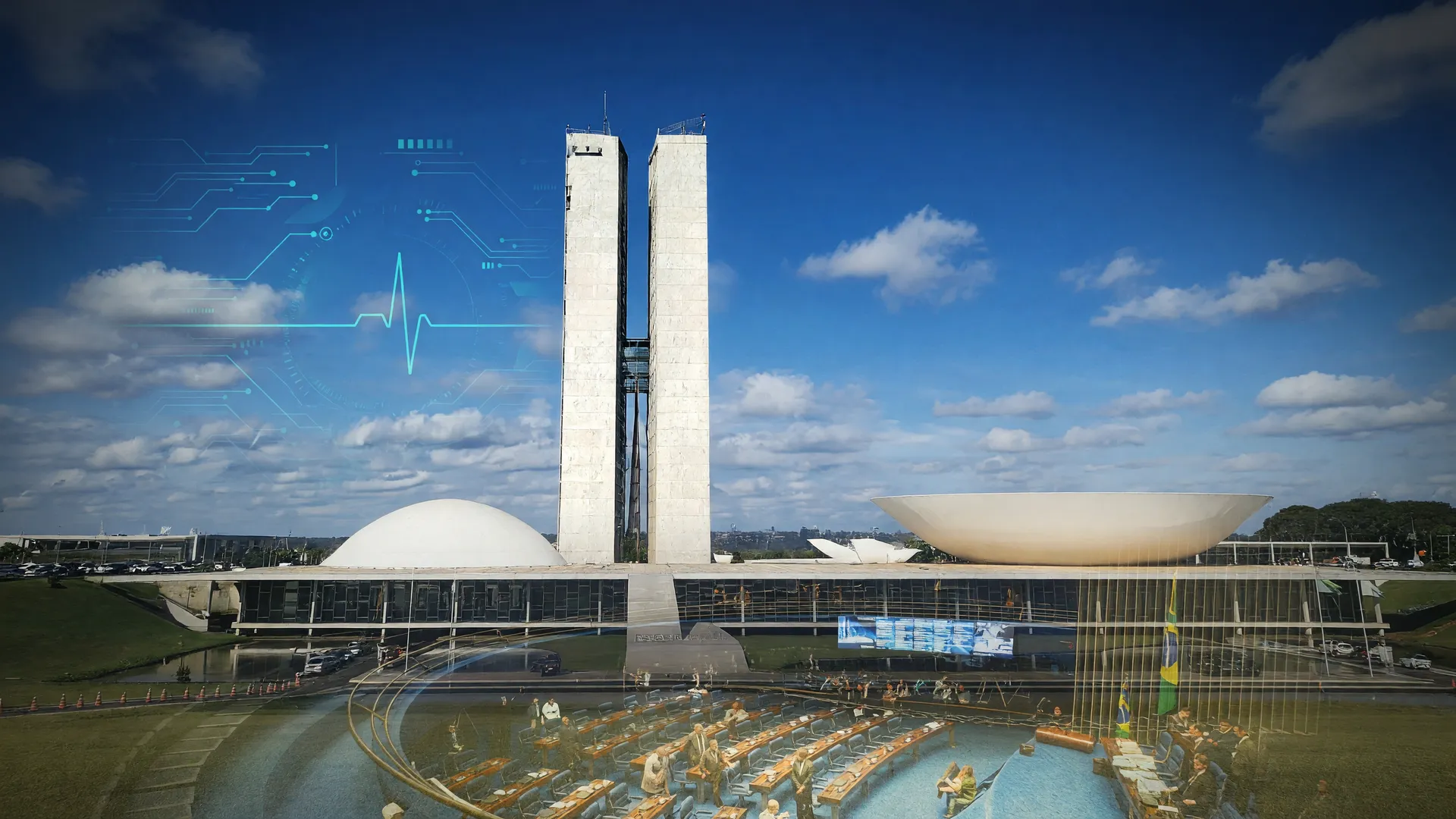 Senado Federal em Brasília com elementos de tecnologia: inteligência artificial na saúde Senado debate supervisão humana