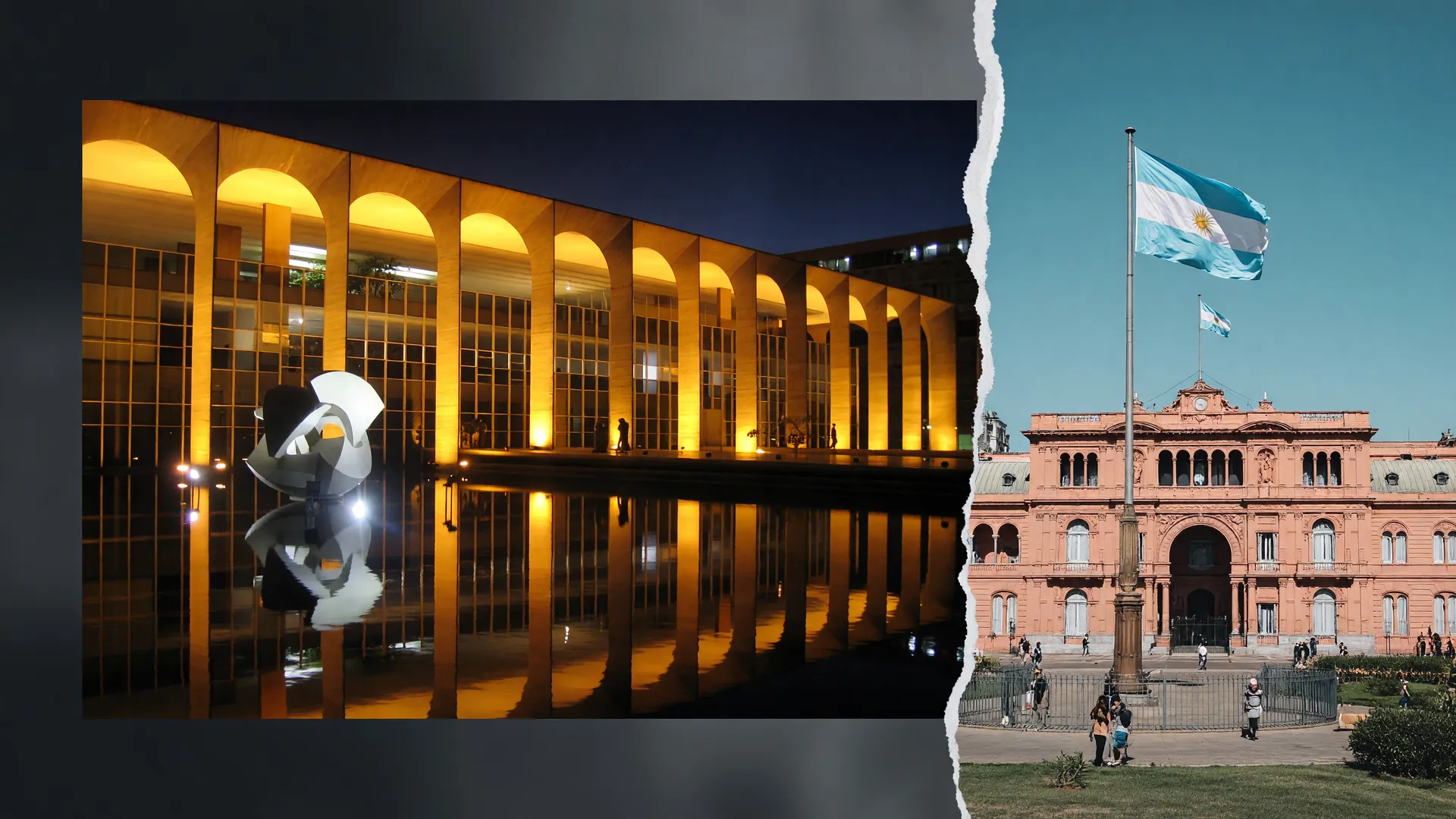 Palácio do Itamaraty em Brasília ao lado da Casa Rosada: Itamaraty Argentina fuga Flávio Bolsonaro