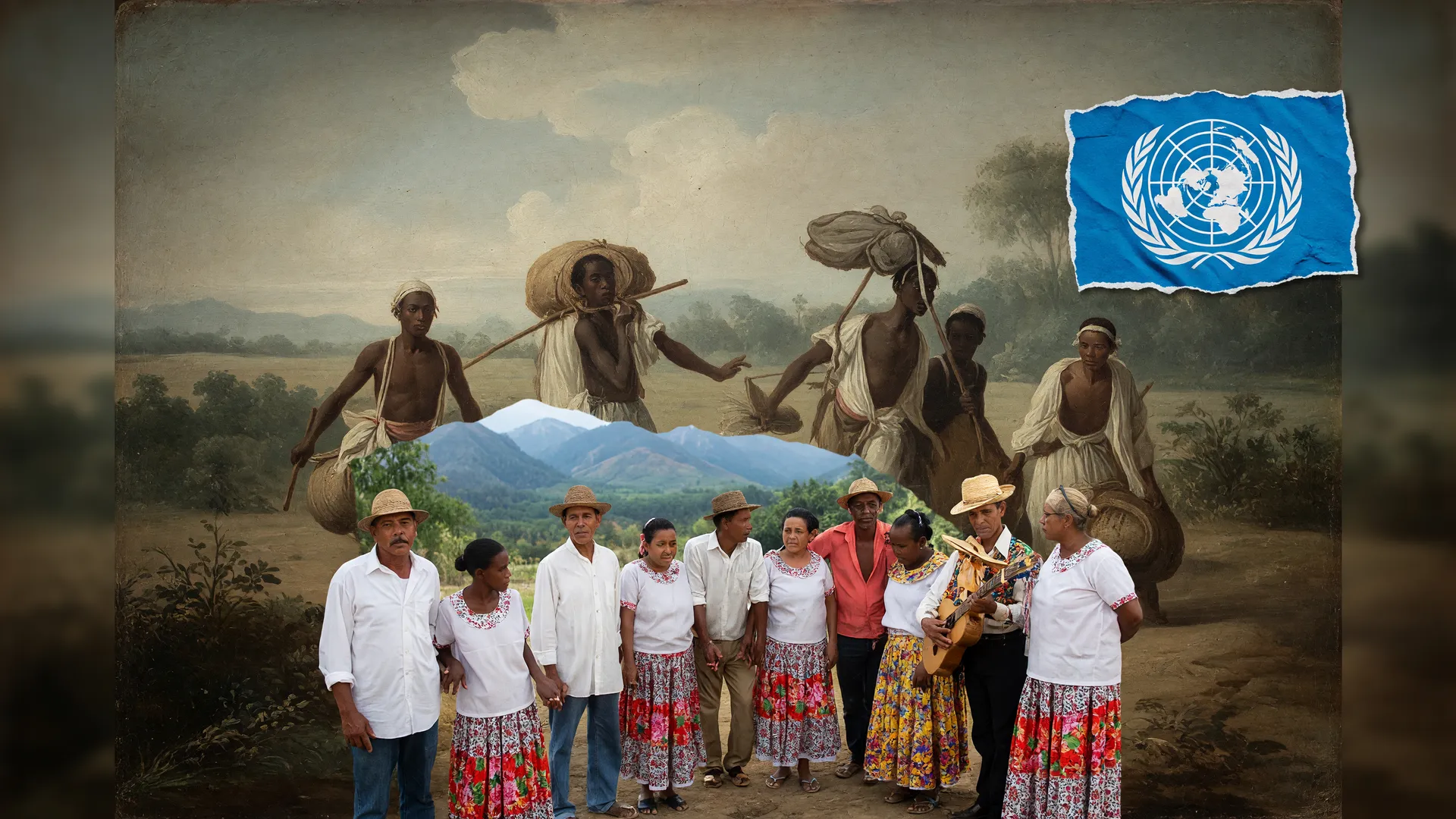 Pintura histórica de pessoas escravizadas e comunidade quilombola: lugares de memória da escravidão Unesco