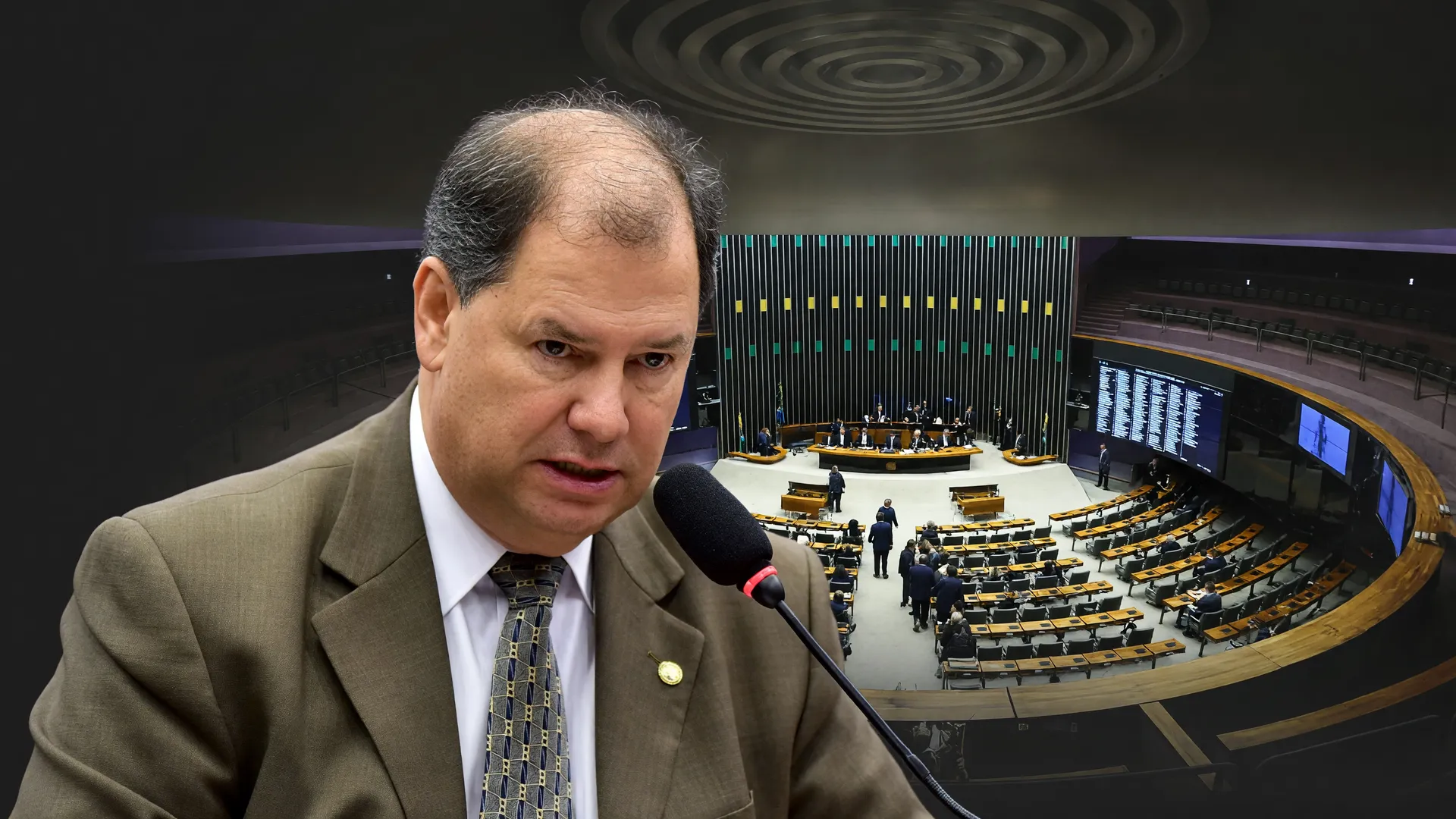 Alceu Moreira discursa na Câmara dos Deputados, autor do projeto contra o Parque Nacional do Albardão