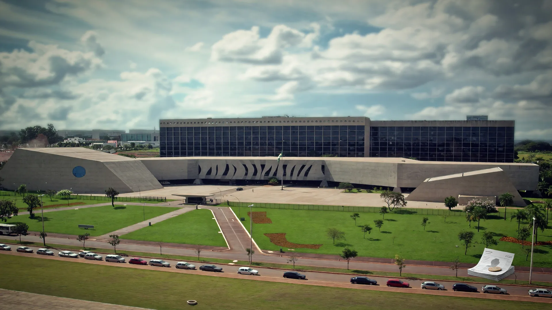 Fachada do STJ em Brasília simboliza decisão sobre penhora de salário para dívidas comuns no país.