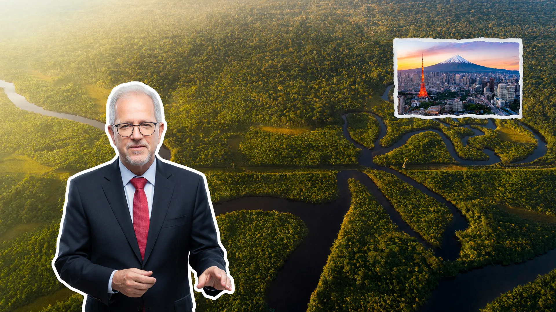 Floresta amazônica vista do alto, ilustrando a queda do desmatamento emissões evitadas citada pelo ministro Capobianco