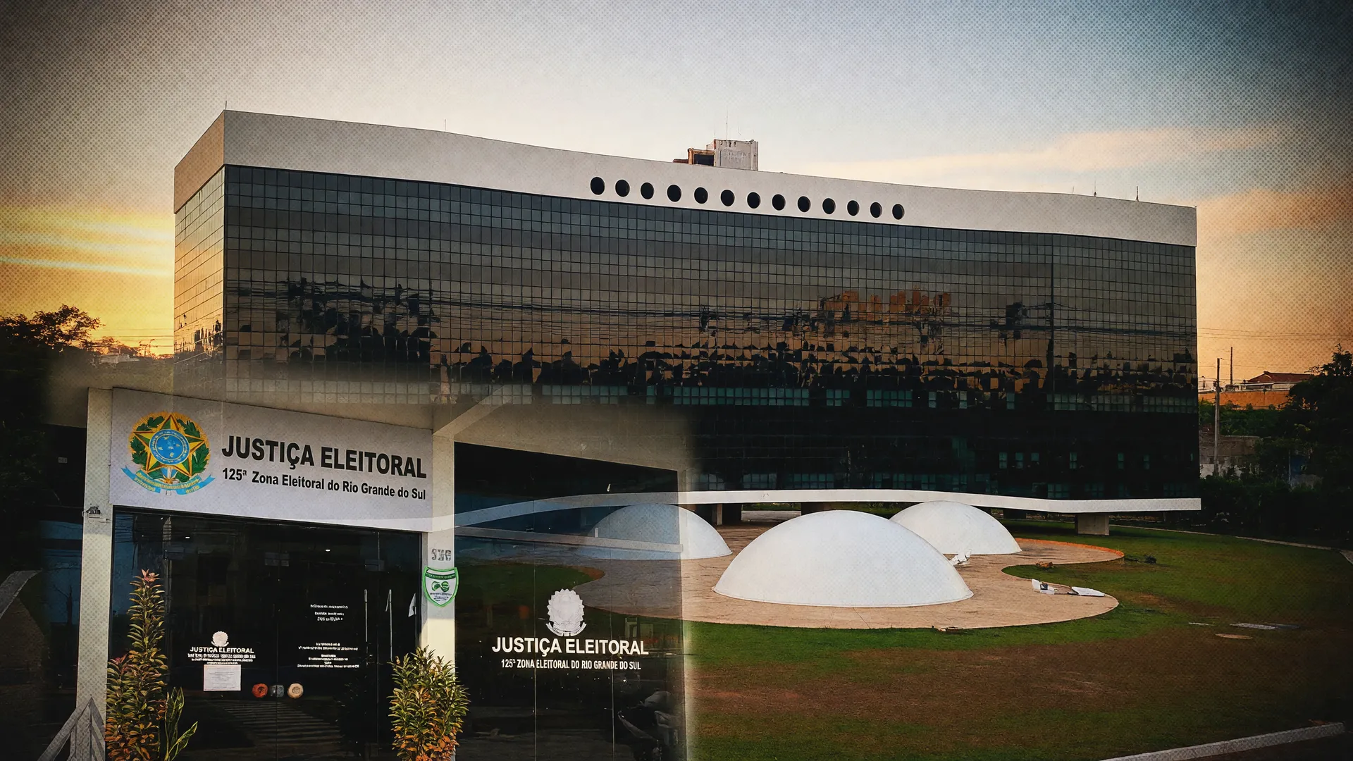 Fachada do prédio do TSE, em Brasília, simbolizando o pedido de TSE prorrogação horário de votação